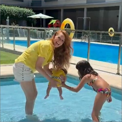 Primer verano como familia numerosa de María Castro