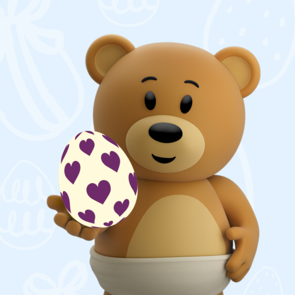 Crea un huevo de Pascua personalizado y disfruta en familia como el Osito Ro 