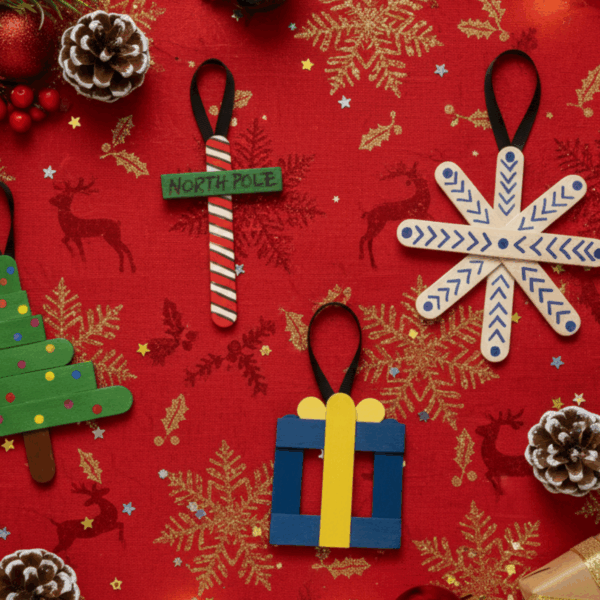 🎄4 adornos para el árbol de Navidad fáciles para hacer en familia